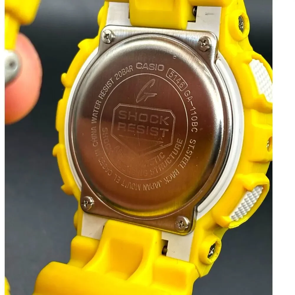 Casio G-Shock GA-110BC-9A Yellow Men's Analog Digital Watch
